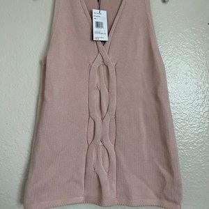 Lafayette Pink Knitted Vest Originally $448